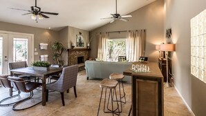 Exclusive Villa, 4 Bedrooms, Non Smoking, Private Pool | Living area | Flat-screen TV - 4 Bedroom Sanctuary (Scottsdale)