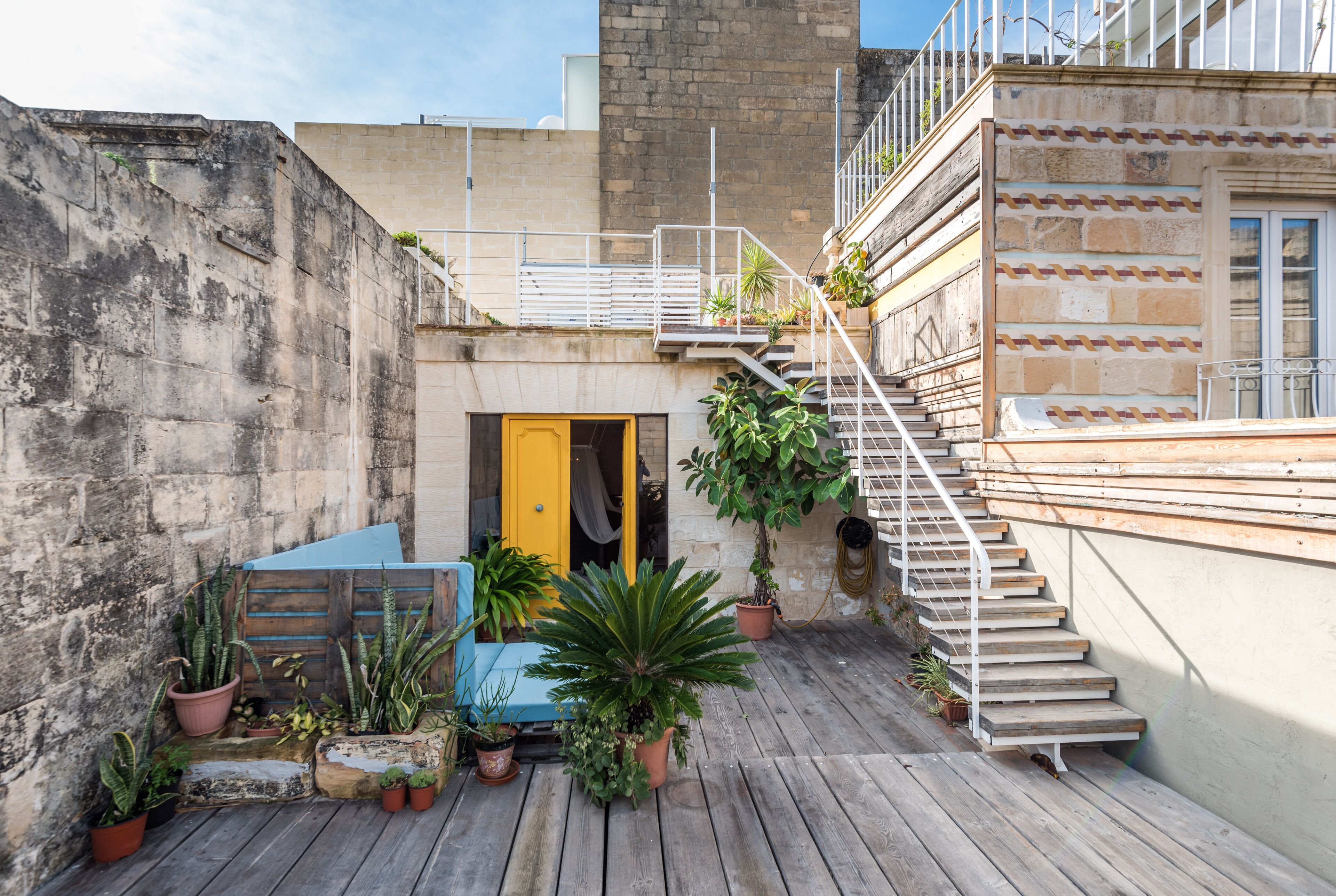 Penthouse, Terrasse, Meerblick | Hochwertige Bettwaren, Schreibtisch, Verdunkelungsvorhänge
