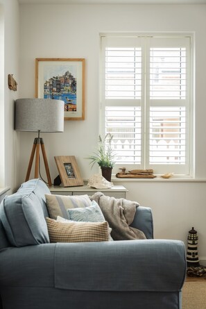 Télévision, lecteur de DVD, livres