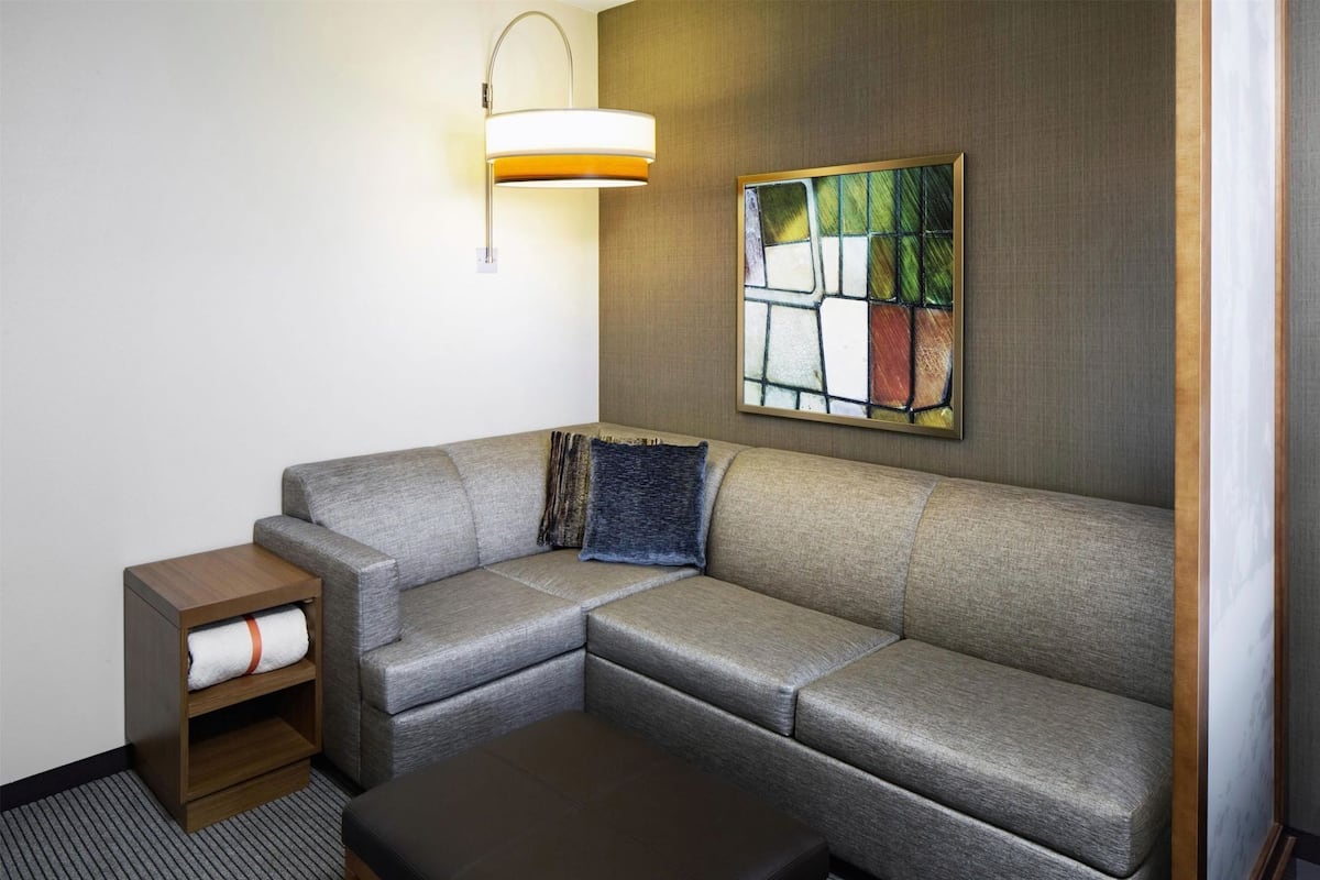 Living area | 43-inch flat-screen TV with satellite channels, TV
