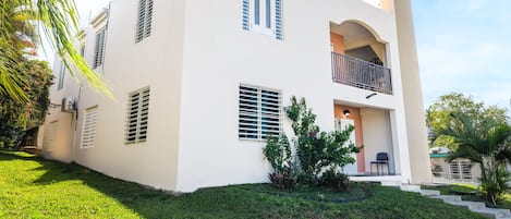 Voorkant van accommodatie