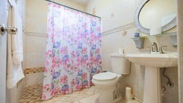 House, 3 Bedrooms | Bathroom | Combined shower/bathtub, jetted bath, free toiletries, hair dryer