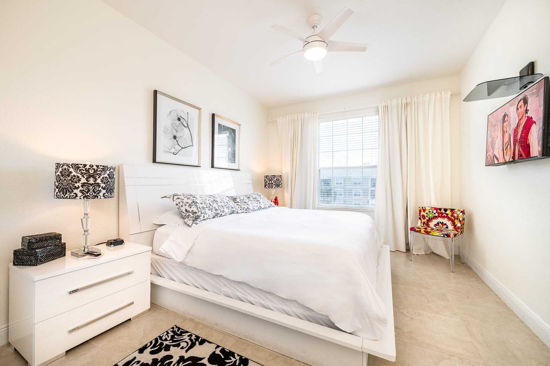 3 bedrooms, iron/ironing board, travel cot, WiFi