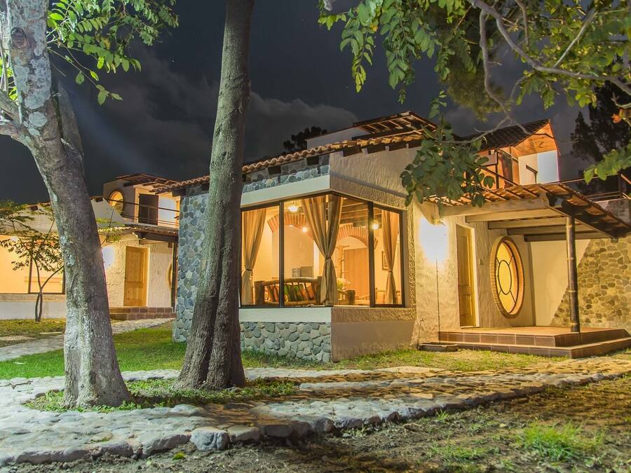 Front of property - evening/night