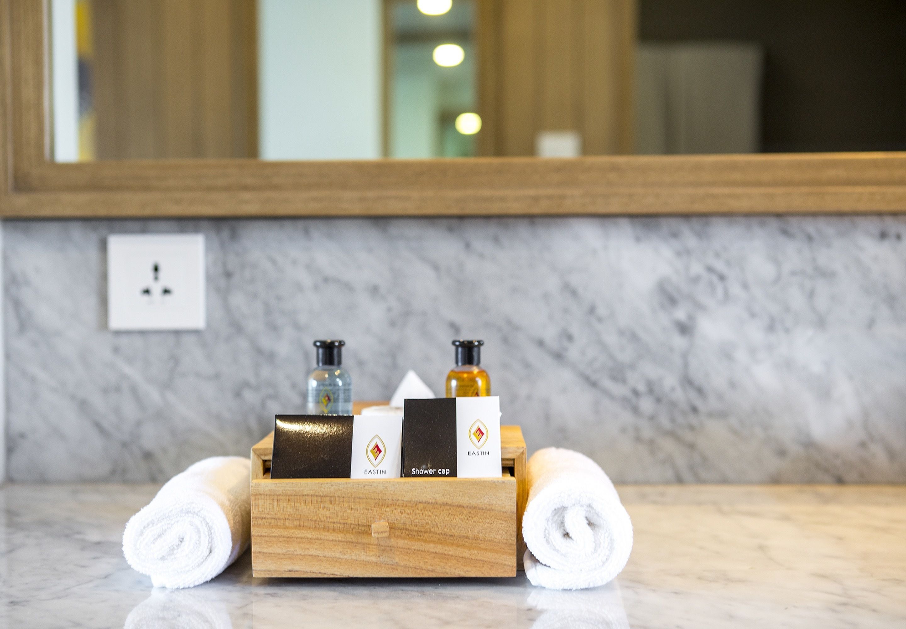 shower, free toiletries, hair dryer, bathrobes