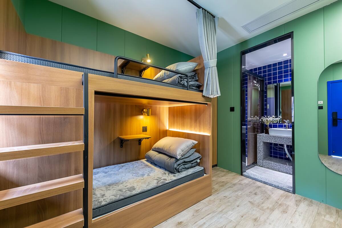 Premium bedding, pillow-top beds, individually decorated, desk