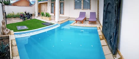 Luxury Villa, 3 Bedrooms, Private Pool | Terrace/patio