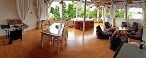Luxury Villa, 3 Bedrooms, Private Pool | Living area | LCD TV