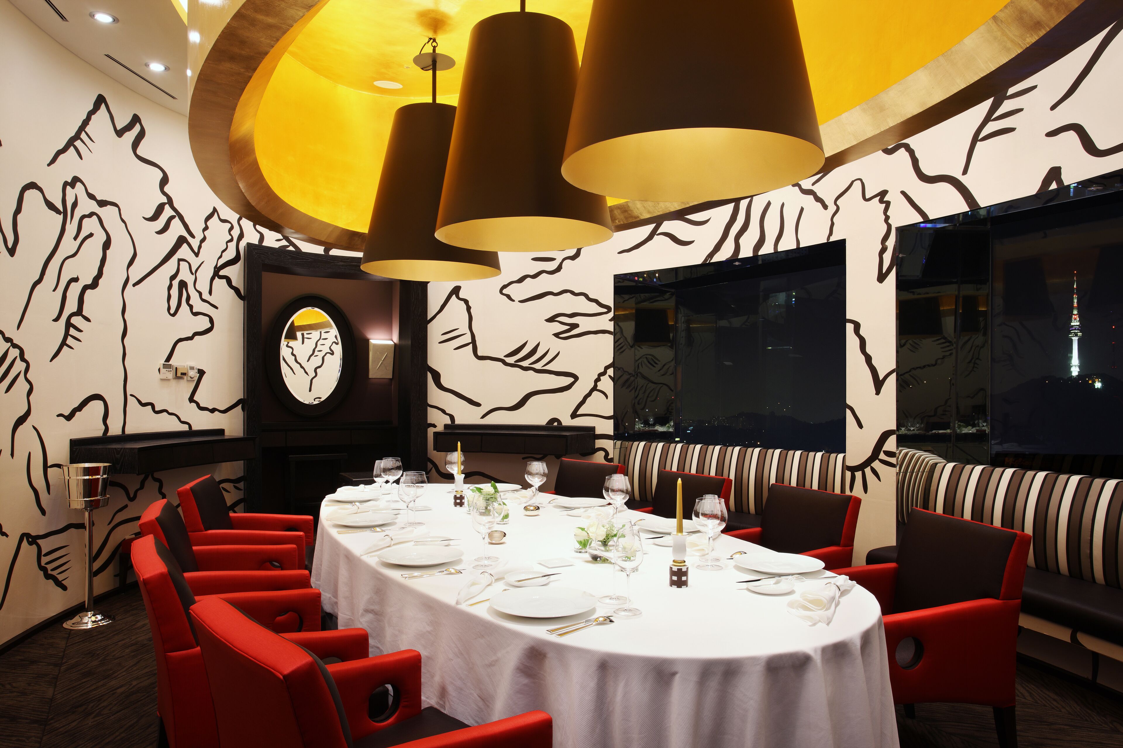 5 restaurants, breakfast, lunch, dinner served; chinese cuisine