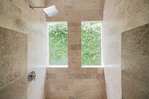 Family Villa, 3 Bedrooms, Oceanfront | Bathroom | Shower, rainfall showerhead, free toiletries, towels