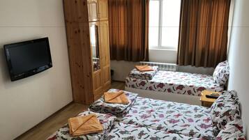 Standard Quadruple Room, Park View | 1 bedroom, soundproofing, iron/ironing board, free WiFi