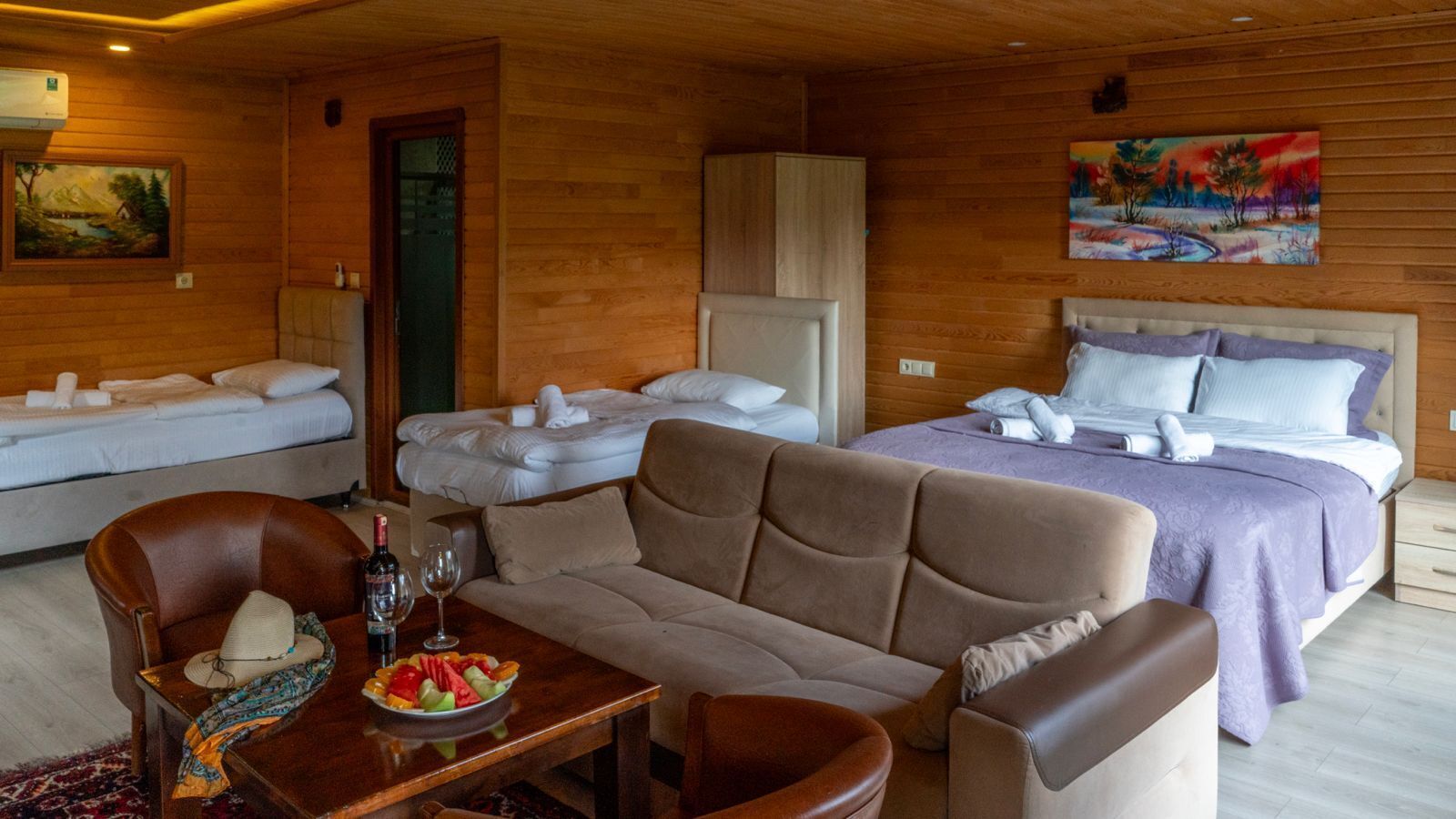 Bungalow Confort, 1 habitación, vistas al patio, en la zona del jardín | Sábanas de algodón egipcio y ropa de cama de alta calidad