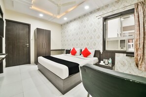 Standard Room, 1 Bedroom, Non Smoking, City View | Premium bedding, in-room safe, desk, iron/ironing board - Hotel Flowers Inn (Kota)