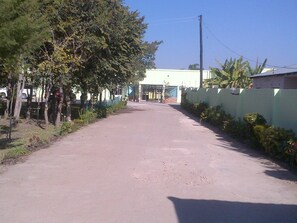 Façana frontal de l'allotjament
