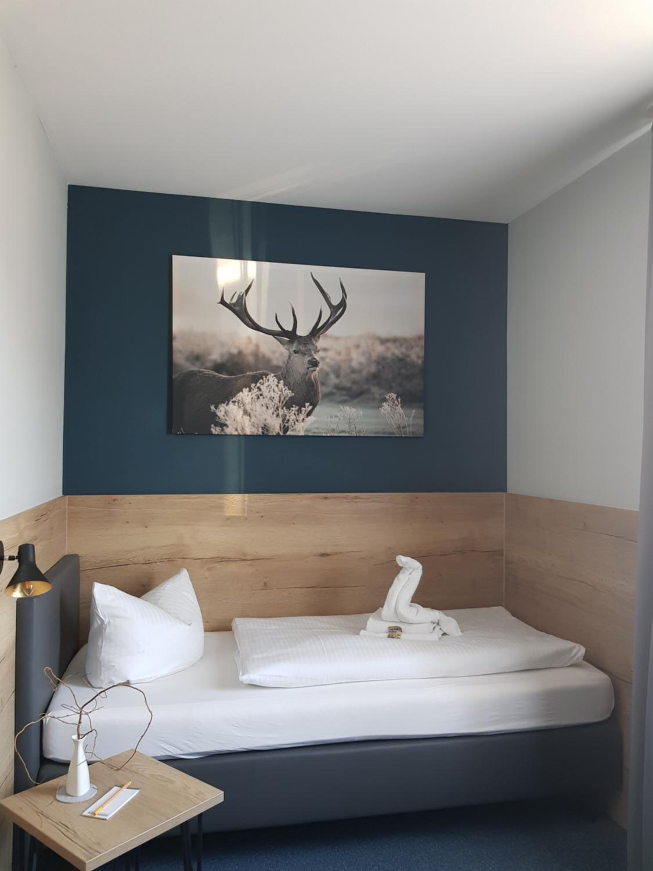 Escritorio, wifi gratis y ropa de cama 
