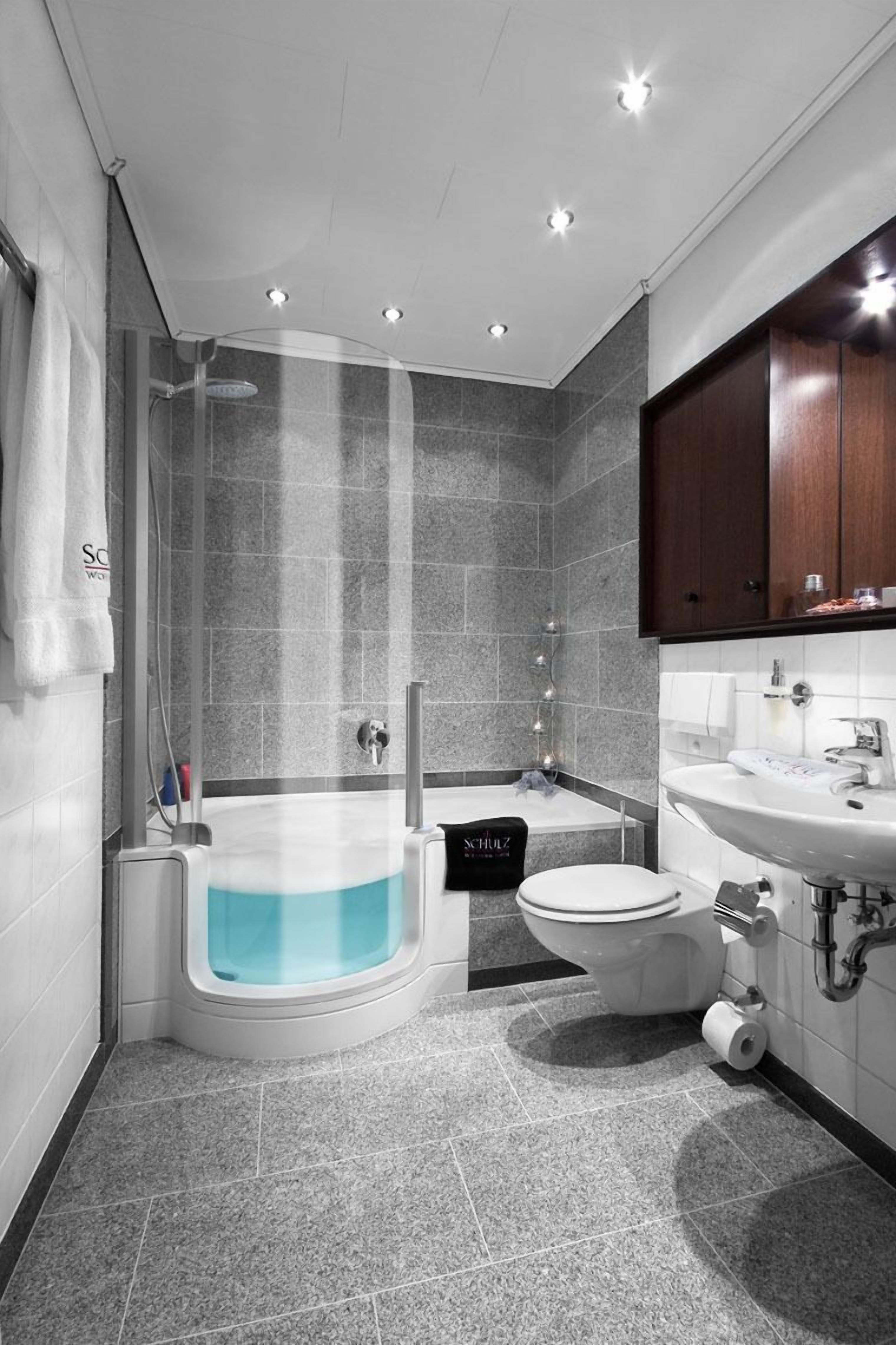 Apartment, 1 Schlafzimmer | Badezimmer | Komfortbadewanne, Haartrockner, Bademäntel, Handtücher