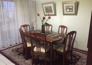 Opções para refeição no quarto