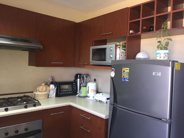 Private kitchen - Cabañas Villarroel Para 6 Personas. Maitencillos (Puchuncavi)