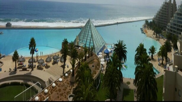 Outdoor pool - Departamento Meza San Alfonso del Mar (Algarrobo)