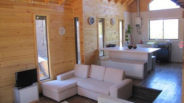 Living area - Cabanas Plaza Para 10 Personas.pichilemu (Pichilemu)
