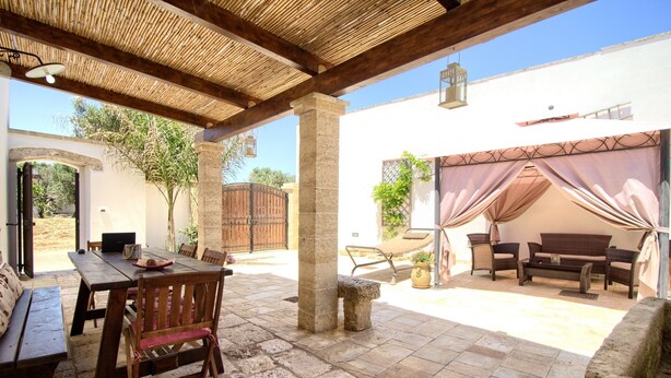 Terrace/patio - Ciccio Cottage, Private Home (Porto Cesareo)