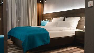 Insonorización, wifi gratis y ropa de cama