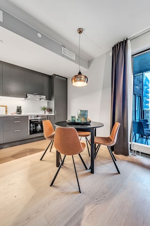 In-room dining - Barcode Apartments (Oslo)