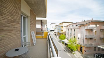 Blick von der Unterkunft