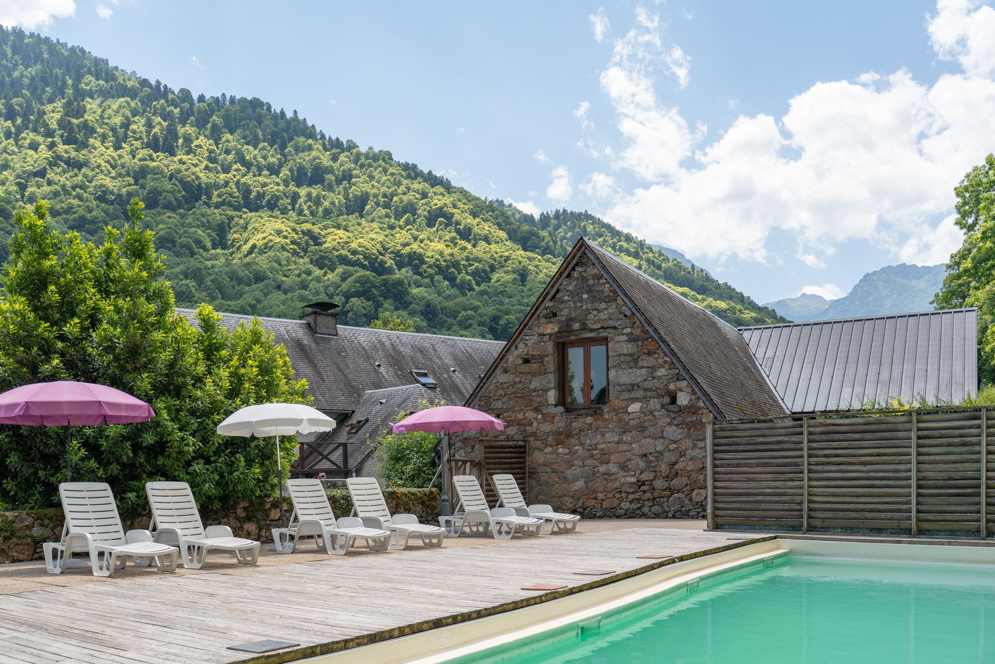 Alberca al aire libre por temporada 