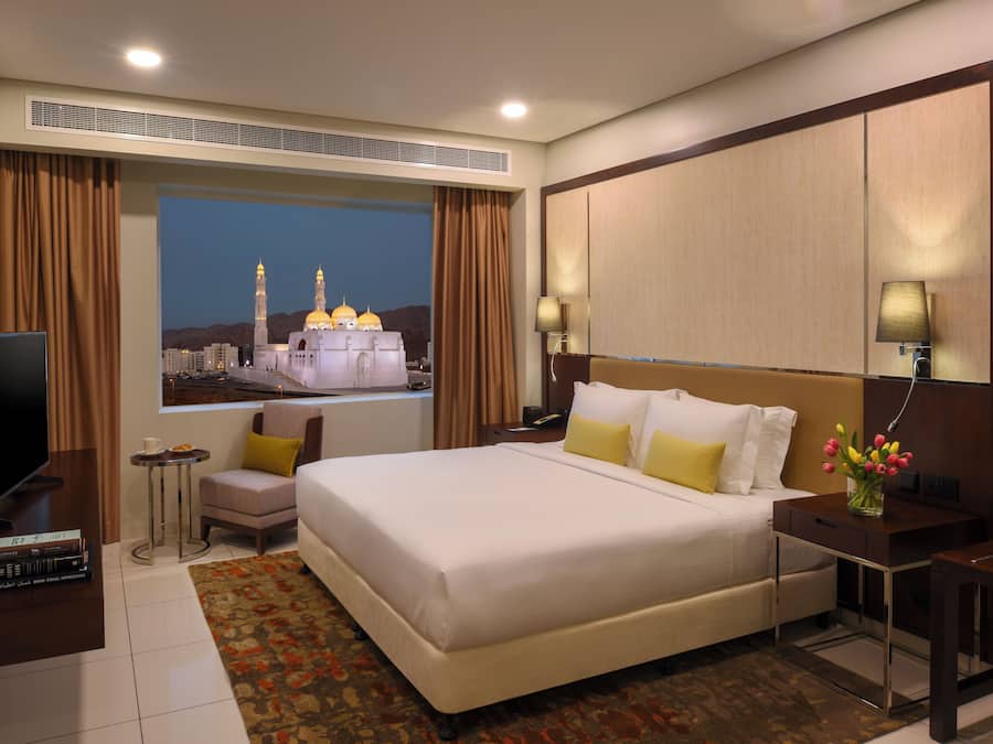 Ropa de cama de alta calidad y minibar