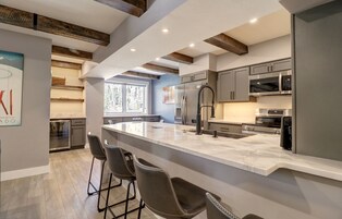 Apartamento, 2 habitaciones | Cocina privada | Frigorífico, microondas, horno y lavavajillas