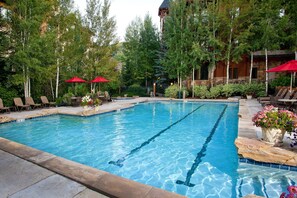 Condo, 2 Bedrooms | Pool | Outdoor pool, a heated pool - Aspenwood Lodge #201 2 Bedroom Condo by RedAwning (Edwards)