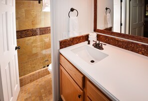 Condo, 1 Bedroom | Bathroom | Hair dryer, towels, soap, shampoo - Vantage Point 209 1 Bedroom Condo by RedAwning (Vail)