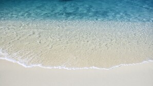 A beach with clear water and a sandy shore. - La Toison d'Or Resort & Spa (Ramatuelle)
