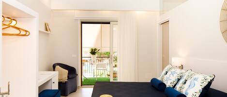 Chambre Double Deluxe, balcon | Vue de la chambre