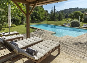 Sun deck - La Ferme des Bélugues (Le Barroux)