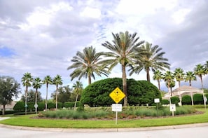Family Villa, Garden Area | Street view