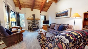 Condo, 2 Bedrooms | Living area | Smart TV, DVD player - Val DIsere 3 Cozy Condo, Just A Short Walk To The Village by RedAwning (Mammoth Lakes)