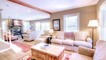 Townhome, 4 Bedrooms | Living area | TV