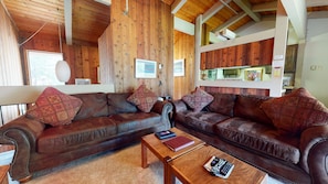 Condo, 2 Bedrooms | Living area | Fireplace, DVD player