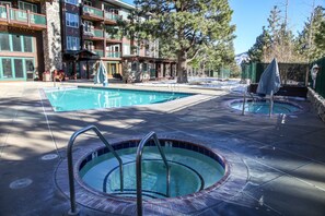 Condo, 2 Bedrooms | Pool | Indoor pool, a heated pool - Juniper Springs Lodge 539 Deluxe Condo Great Complex Amenities near Ski-In Ski-Out by RedAwning (Mammoth Lakes)