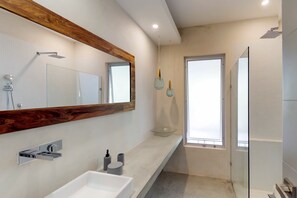 Apartment, 1 Bedroom | Bathroom | Shower, free toiletries, towels - Pelican 03 @ Xaman (Tulum)