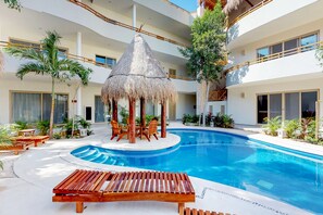 Outdoor pool - Pachamana 206 @ Aldea Zama (Tulum)