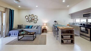 Apartment, 1 Bedroom | Living area - Kinbe' 211 @ Aldea Zama (Tulum)