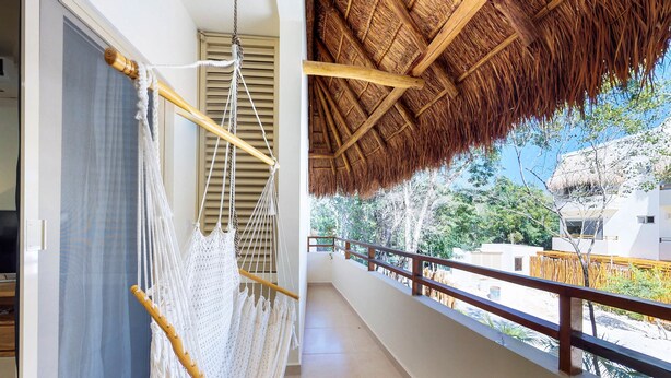 Apartment, 1 Bedroom | Balcony - Kinbe' 211 @ Aldea Zama (Tulum)