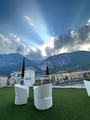 Terrace/patio. Athos Hotel