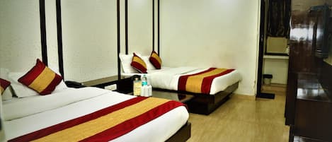 Iron/ironing board, rollaway beds, free WiFi, bed sheets