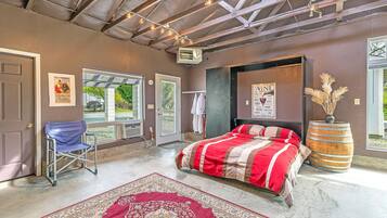 Studio Comfort, 1 kamar tidur, pemandangan kebun, area taman | 1 kamar tidur, seprai premium, dan seprai linen