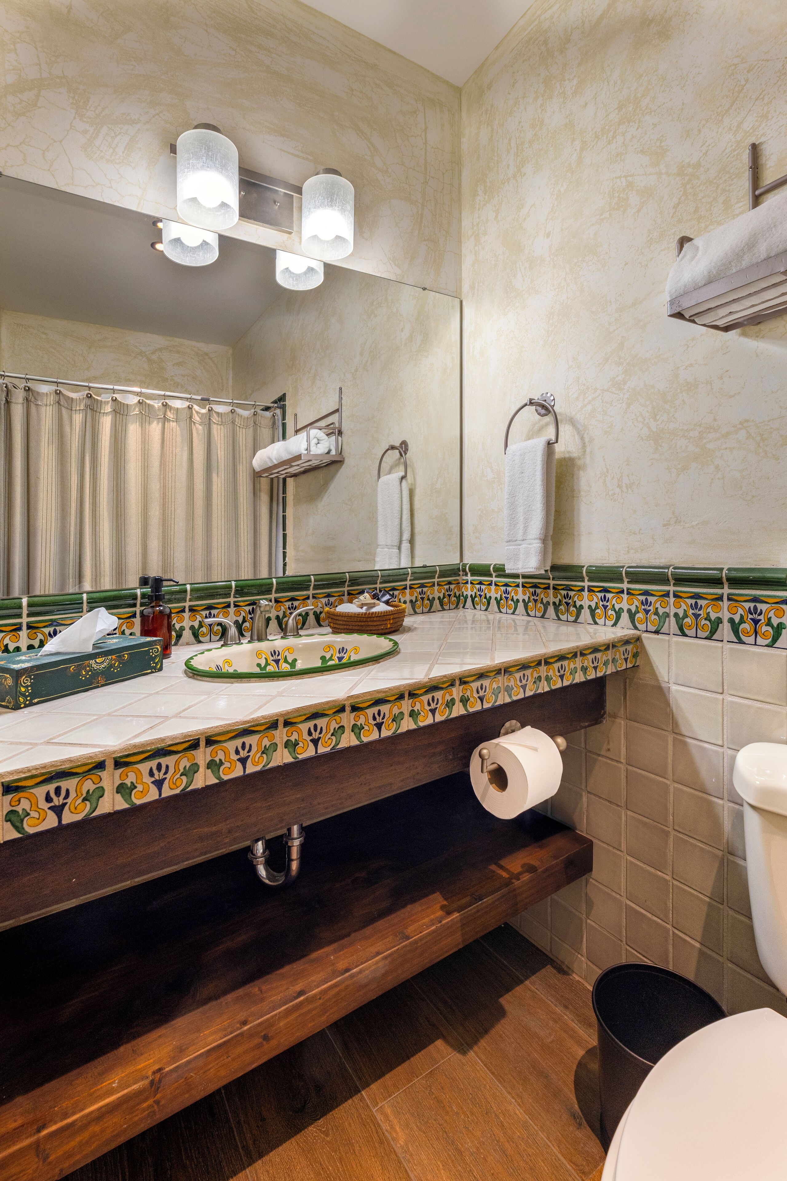 double room single use | bathroom | shower, rainfall showerhead, free toiletries, hair dryer