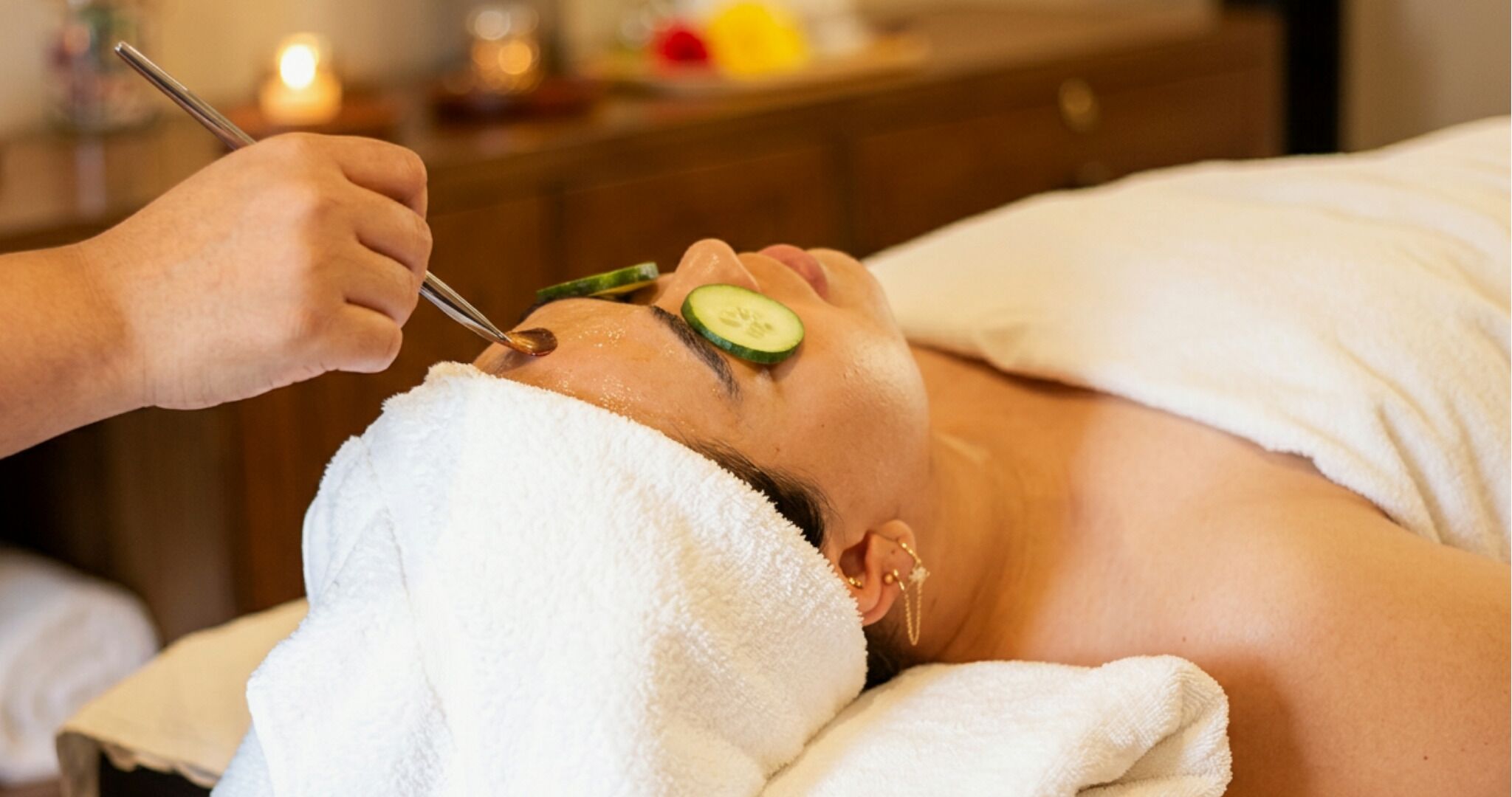 Couples treatment room(s), sauna, deep-tissue massages, facials